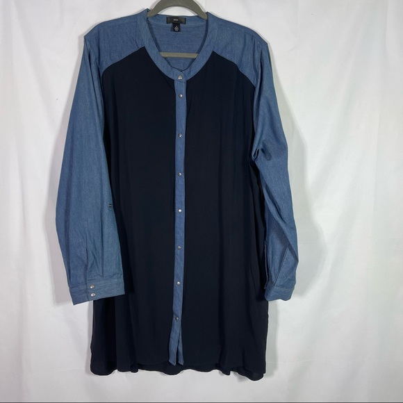 Ellos, Shirt Dress, Size 1X 22/24. In like new condition! - Picture 1 of 7
